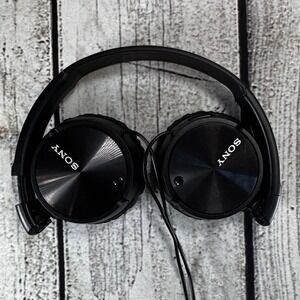 Sony MDR-ZX10NC Wired Noise Canceling On-Ear Headphones Black Tested
